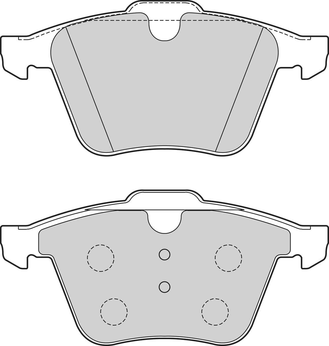 Jeu de 4 plaquettes de frein VALEO ref. 302739